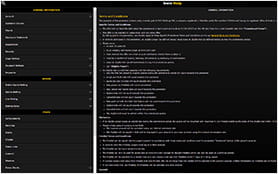 The bwin Terms and Conditions Document.