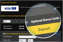 how to make a deposit at bwin