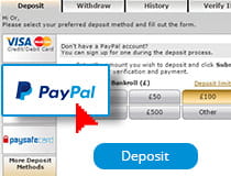 Your PayPal account is now available for cash deposits