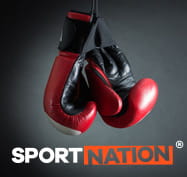 Boxing gloves with the SportNation logo