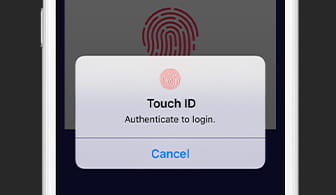 Touch ID deposit
