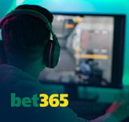 Esports betting and bet365 logo