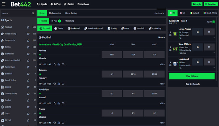 Bet442 website image 1