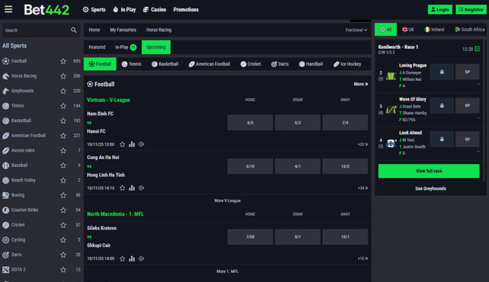 Bet 442 website image 3