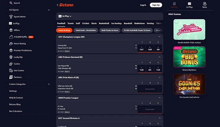 Betano website image 1