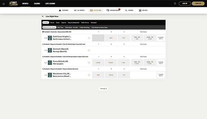 BetMGM website image 2