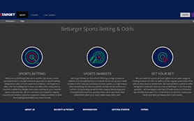 The BetTarget homepage.