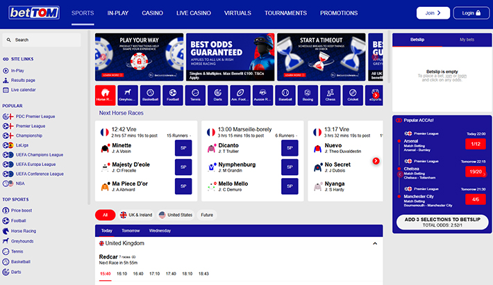 betTOM website image 1