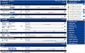 A view of the BoyleSports in-play betting console.