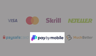 Selecting PayByMobile as a deposit option.