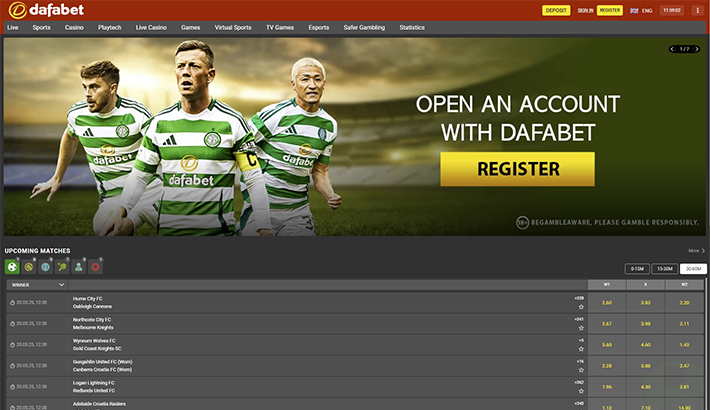 Dafabet Home Page