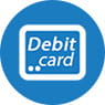 Debit card logo.