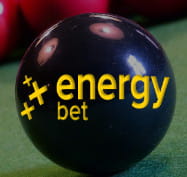 Snooker ball with the Enegerybet logo