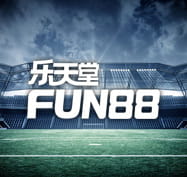 Football stadium and the Fun88 logo