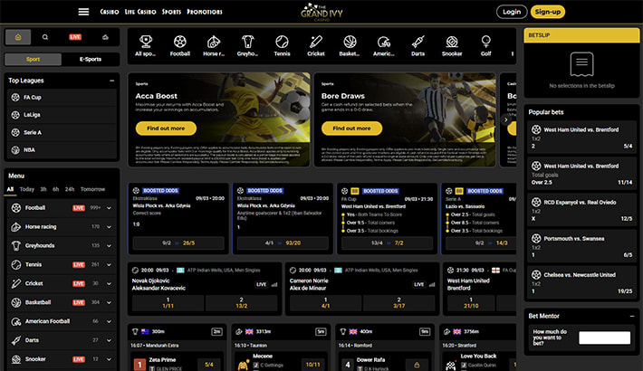 Grand Ivy Sports website image 1