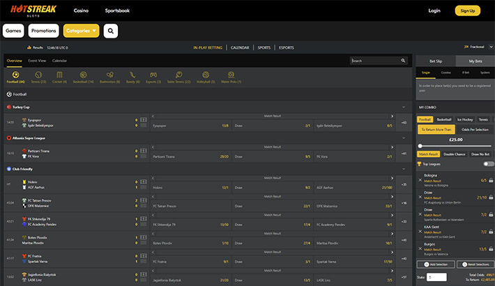 Hot Streak website image 2