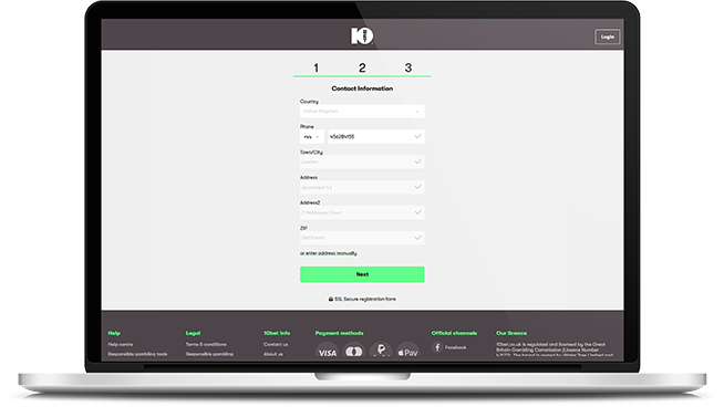 how to deposit at 10bet