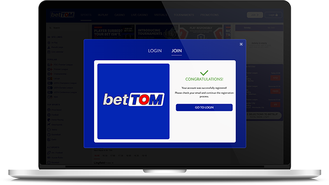 how to deposit and bet at betTOM