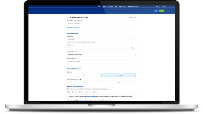 Add your personal details