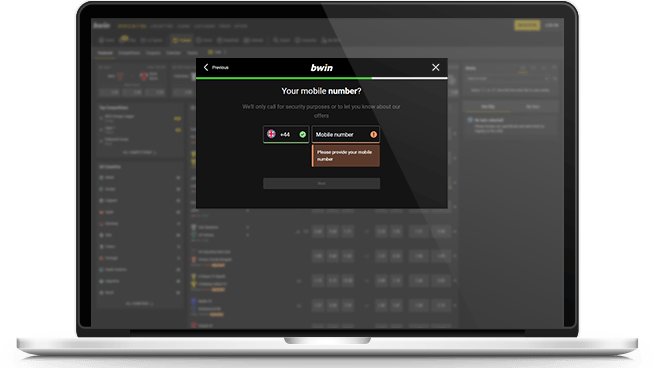 Enjoy your sign up bonus at bwin