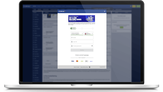 Fill out the registration form to set up your account