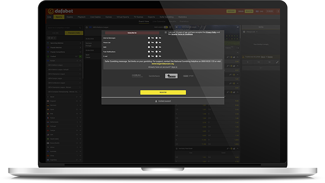 Choose a Bet and Confirm