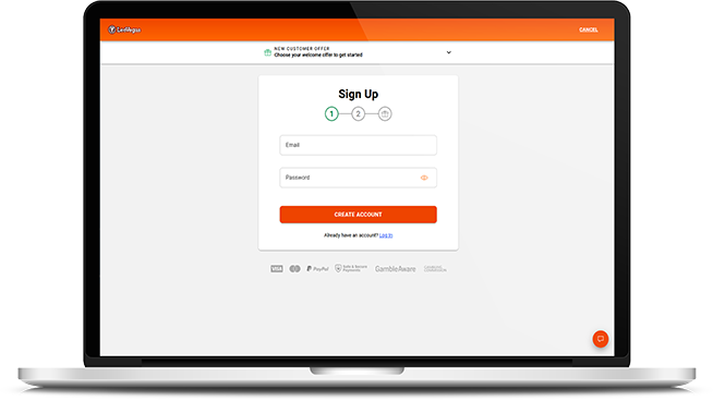 Register an account