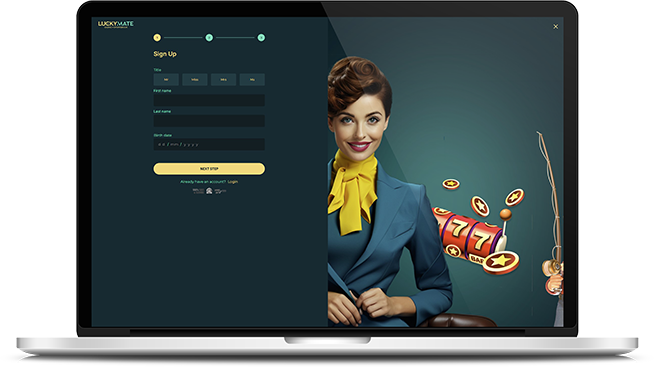 How to register an account at LuckyMate