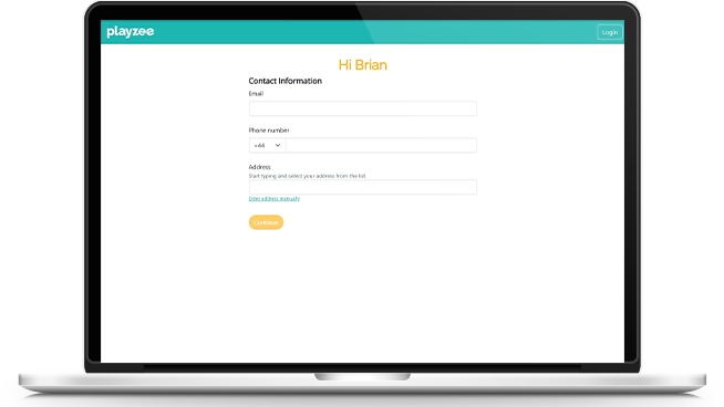 Opt-in for the welcome bonus