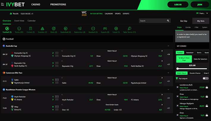 IvyBet website image 2