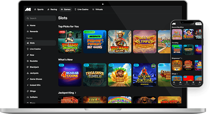 The Midnite casino slots collection.