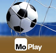 Futsal ball with the MoPlay logo