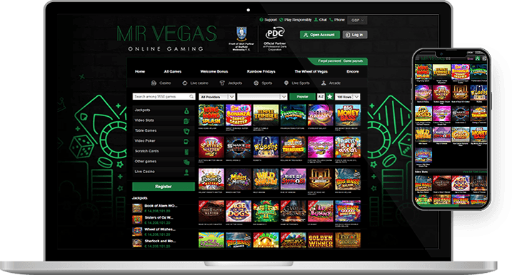 Mr Vegas slots collection.