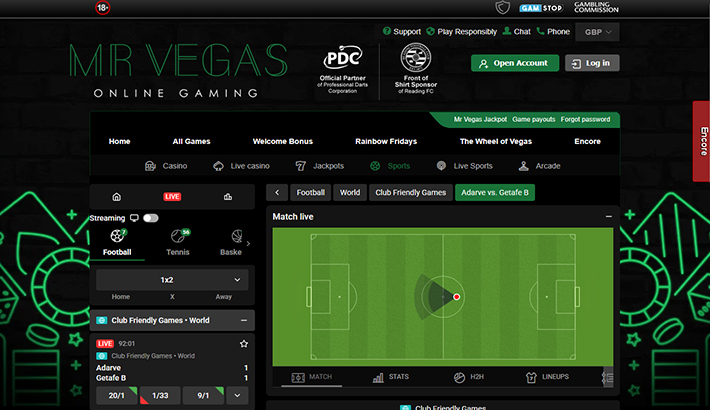 Mr Vegas website image 3