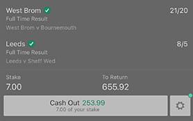 A six-fold Acca bet winner