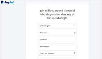 PayPal personal details