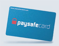 paysafecard pre-paid top up card