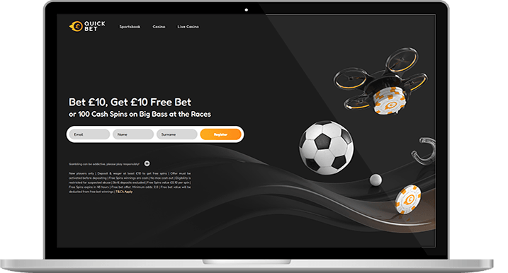 The QuickBet free bets offer.