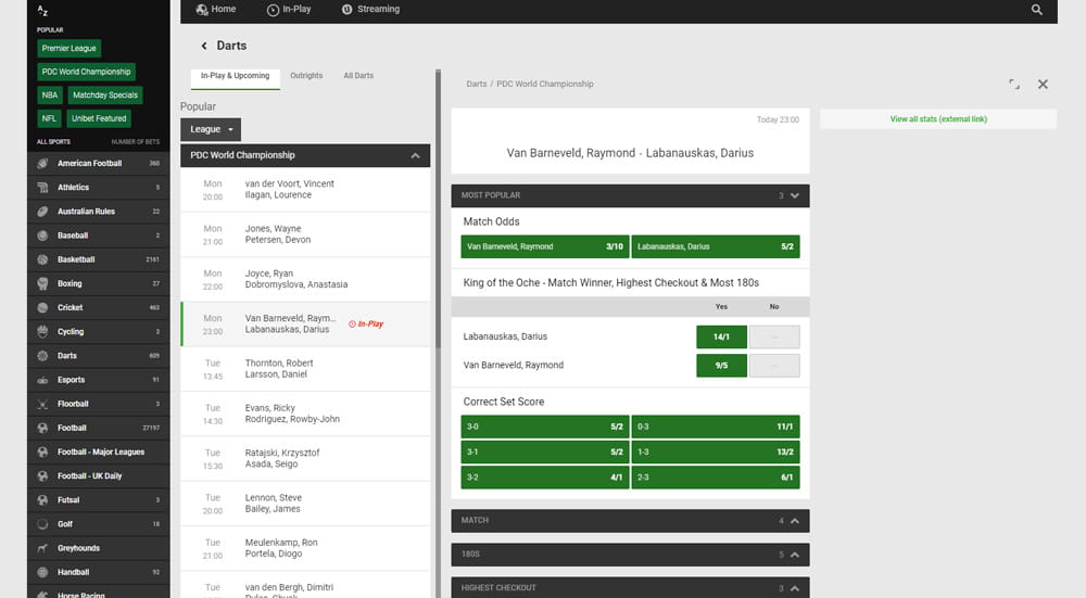 Best Darts Betting Sites Guide & Review for UK Punters