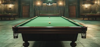 A picture of a snooker table depicting the topic of the article