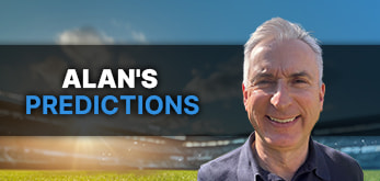 A profile picture of Alan Smith with the text “Alan’s Predictions”.