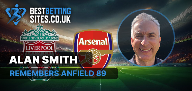 Alan Smith Remembers Anfield 89, with Alan Smith in the background
