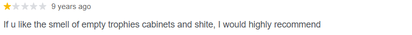 Dens Park Google review