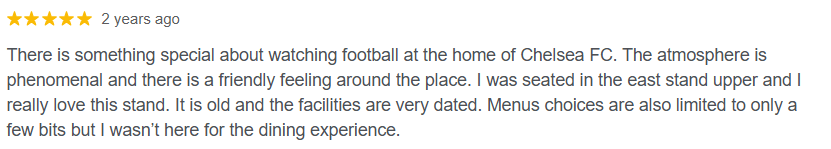 stamford bridge reviews