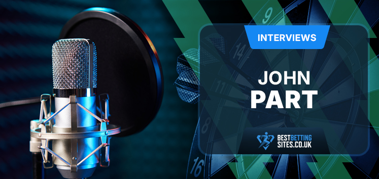 John Part interview by bestbettingsites.co.uk and a microphone